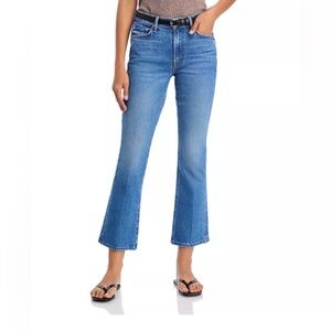NWT MOTHER The Outsider Flood Kick Flare Jeans in Field Trip Sz 26